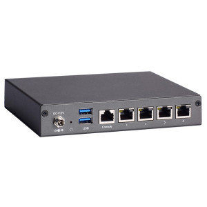 AxiomTek NA346B Network Appliance with Intel Celeron N3350 Processor, 4 LAN, VPN